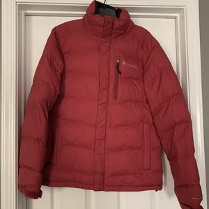 Men’s Columbia Omni-Shield Red Puffer Coat